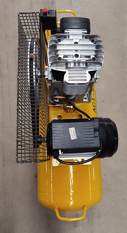 2HP 8bar with 50L air tank aluminum compressor head drilling 2055 compressor machine Reciprocating Air Compressor