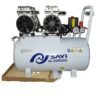 Professional Supplier 1100W Vertical Horizontal Copper Wire Engine Oil-Free Mute Air Compressor 50L
