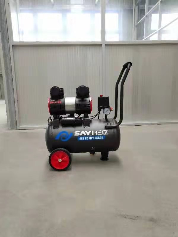 TOP Quality Oilless Engine 1200W Mute Motor Portable Industrial Silent Oil Free Air Compressor with 50L 600 2