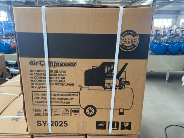 SY-2025 Direct Driven 1.5hp 2hp Piston Cylinder Portable Air Compressor