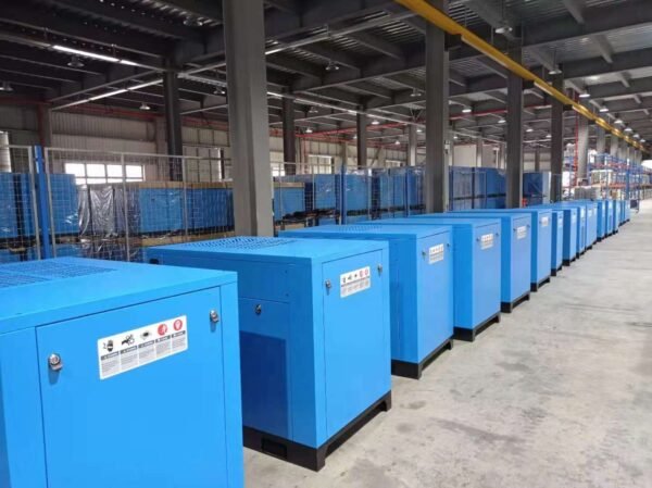 7.5Kw 10HP Screw Air Compressor OEM Permanent magnet frequency Two Single Screw Media de compresseur
