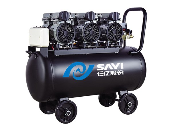 Oil Free Mute air compressor pump for Clinical Dental use portable Oilless silent Air Compressor customized