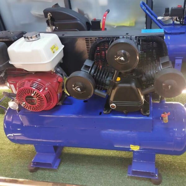 SY-W3065E 8bar 5.5HP 70L Petrol Gasoline Air Compressor, Mining Drilling Machines Industrial Air Compressor