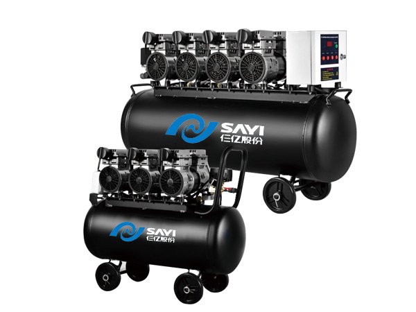 Factory wholesales 600 4/120L Dental Silent Oil Free Air Compressor Machine