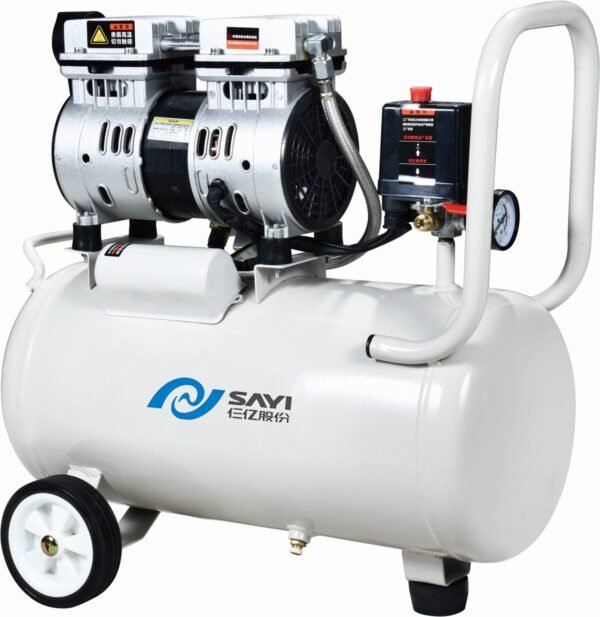 digital custom oil free air compressor silent pump dental air compressor CE SY600*1/30L