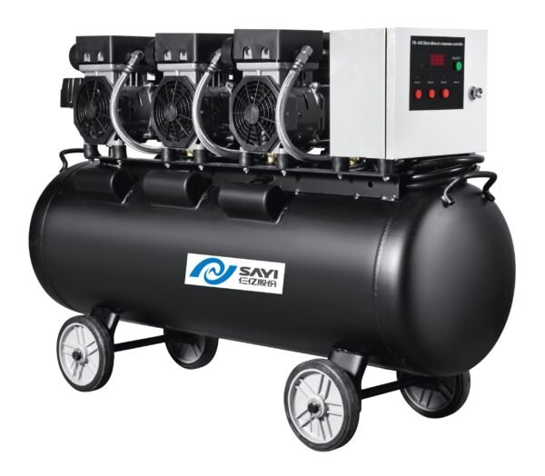 Quality Guarantee SY1200 3 140L Medical Dental Machines Compressor Oilless Engine Air Compressor