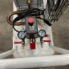 Sayi Customized Purity White 2HP 8Bar 2055 Italian Pump Portable Medical Air Compressor with 100 liter certificated plugs for cl