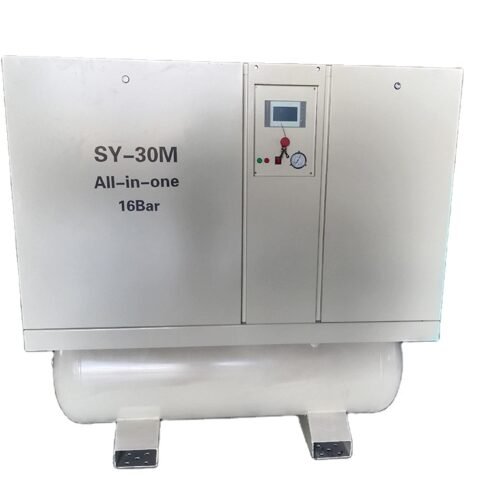 SAYIAIR 22KW 30HP 16bar 3PH Magnetic Frequency Motor Screw Air Compressor with Air Dryer Filter Tank 470L