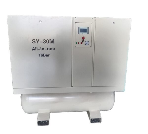 SAYIAIR 22KW 30HP 16bar 3PH Magnetic Frequency Motor Screw Air Compressor with Air Dryer Filter Tank 470L