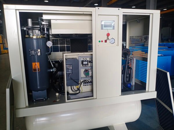 SAYIAIR 22KW 30HP 16bar 3PH Magnetic Frequency Motor Screw Air Compressor with Air Dryer Filter Tank 470L