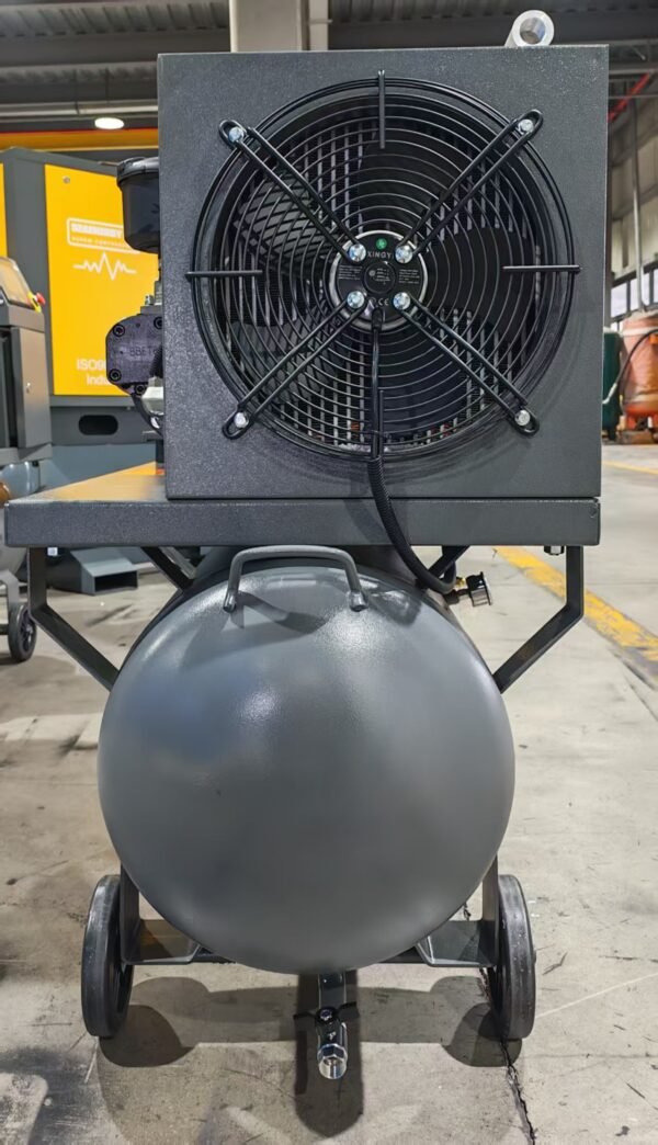 SAYI CE 2-10-1 4.5KW 5.5HP 100L Portable Lubricated Air Cooled Mini Screw Air Compressor