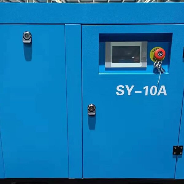 SY10E Best Cost Saving Permanent Magnet Frequency Industrial Compressor Air 7.5Kw Screw Air Compressor