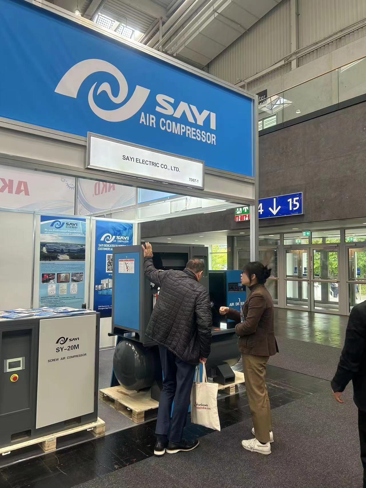 SAYI's Impressive Showcase at Hannover Messe 2024 3 333