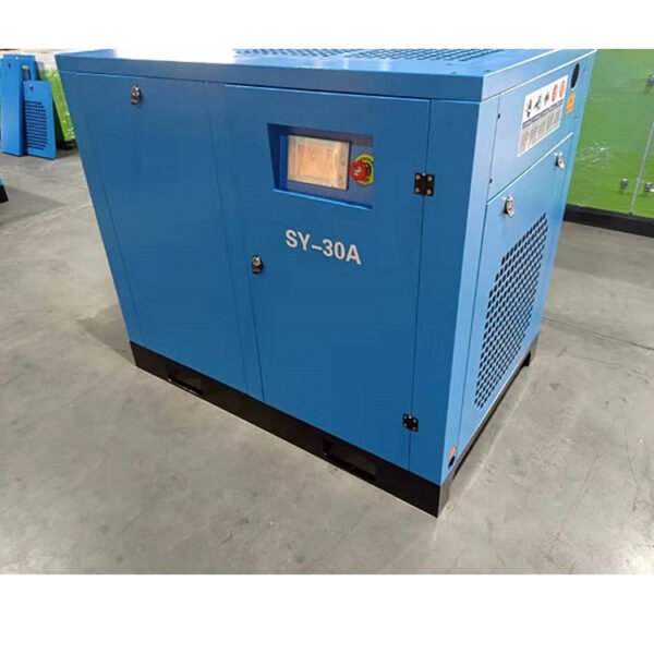 SAYI Top Service Manufacturer SY-30A Fiber Laser Cutting Machine Dc Motor Screw Air Compressor 30hp