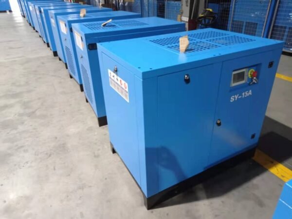 Fixed speed 10 airbar Industrial Compressor Air Low Noise CE Approved Single Stage 11Kw Screw Air Compressor Machine
