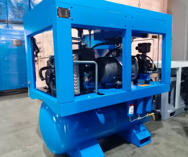 Customized Direct Selling SY-10 Fixed Speed Air End IP54 Motor 10 airbar 300L Air Tank All in 1 Screw Air Compressor