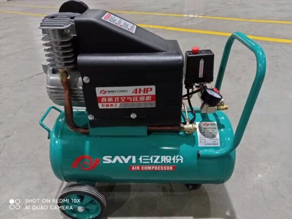 Wholesales direct driven portable air gas compressor 24 liter 2 HP industrial air compressor