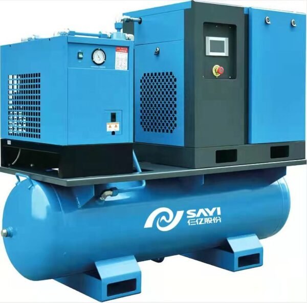 New OEM SY-10M 16 air bar IP54 Magnetic Motor 300L Air Dryer Screw Air Compressor 7.5Kw Combined 3 in 1