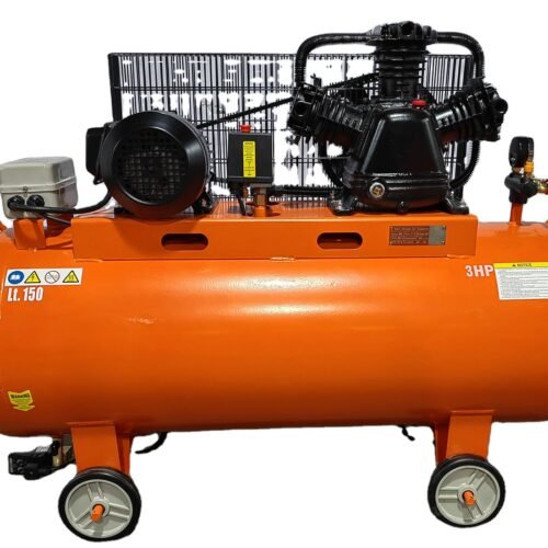 Thai Customized 3HP Three Cylinders W3065 Cast Iron Pump150 L air tank Portable Piston Air Compressor