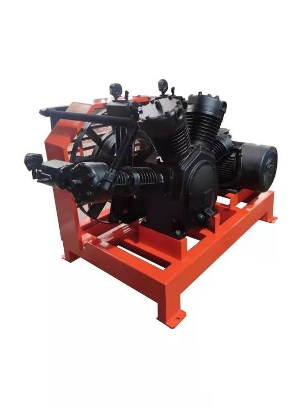 Factory Price Wholesale Three Cylinders High Pressure Booster Air Head Mounted Filter Piston Air Compressor