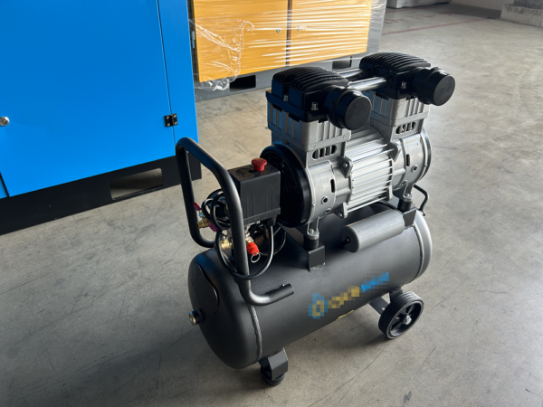 German Style 1600W copper wire motor 8 bar 25L CE Approved Oil free air compressor for car wash