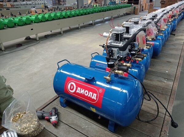 SY-AL2065E with 100L air tank 4kw 5.5HP 8 bar 80kg weight piston air compressor