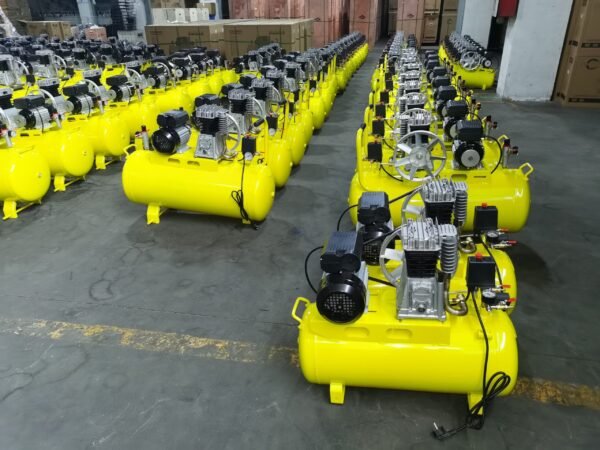 Powerful 3hp Air Compressor AL2065 compresor de aire portatil 150 liter Air tank Aluminum Italian Pump Head Jack Hammer