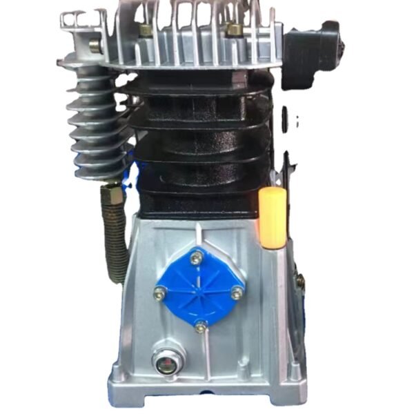 Gas Compressor Pump, Two Cylinder Compressor Head, Aluminum, Italian Compressed Air B2800 2HP Air Pump