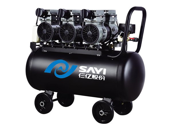 SY-600 3/65L Made In China Dental Gas Separator Airbrush Tank 600*3W Silent Vertical Oil Free Air-Compressors