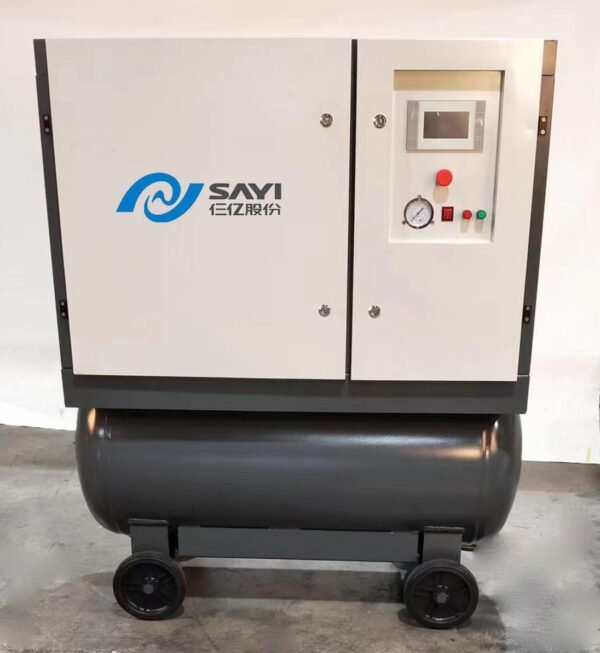 Factory Direct Selling All in One SY-10M 8bar IP55 Magnetic Motor 200l Air Dryer Screw Air Compressor 7.5Kw 3 in 1