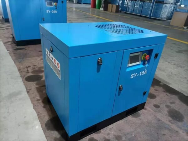 SY10E Best Cost Saving Permanent Magnet Frequency Industrial Compressor Air 7.5Kw Screw Air Compressor