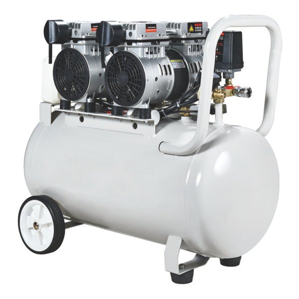 SAYI Direct Selling Model Sy600 3 65L CE Approved Copper Wire Clinical Dental Movable Oil Free Air Compressor