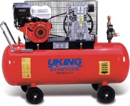 AL2065E Gasoline Engine Compressor 185cfm High Pressure Oxygen Booster Industrial Air Compressor 100L