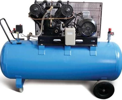 SY-V105 8bar 5.5kw 7.5HP with 500L air tank 340KG weight Piston air Compressor