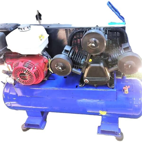 SY-W3065E 8bar 5.5HP 70L Petrol Gasoline Air Compressor, Mining Drilling Machines Industrial Air Compressor