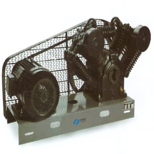 SY-V2105M 12.5 Bar Belt Driven 10HP Base Mounted High Pressure Air Compressor 178 psi without Tank