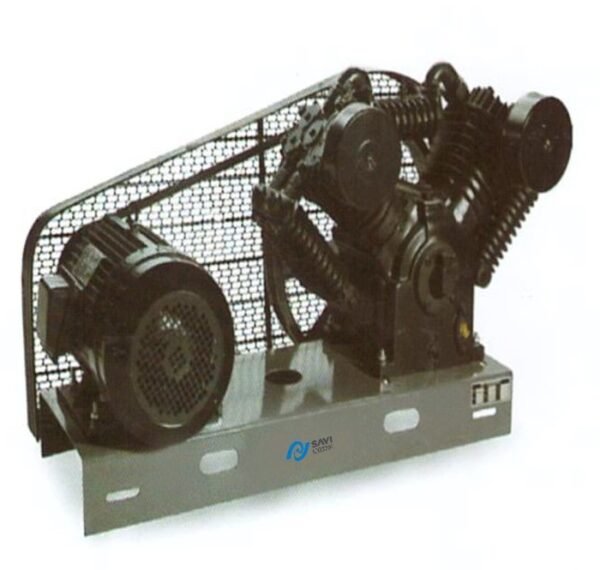 SY-V2105M 12.5 Bar Belt Driven 10HP Base Mounted High Pressure Air Compressor 178 psi without Tank