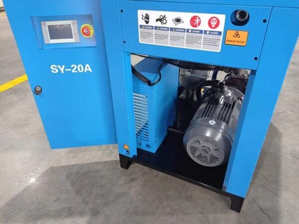 Best selling SY-20A 20HP Single Two Stage Fiber Laser Cutting Machine Screw Air Compressor
