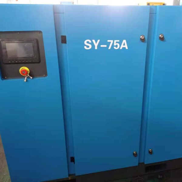 High quality SY-75A Single two Stage 55Kw 10 air bar Screw Air Compressor