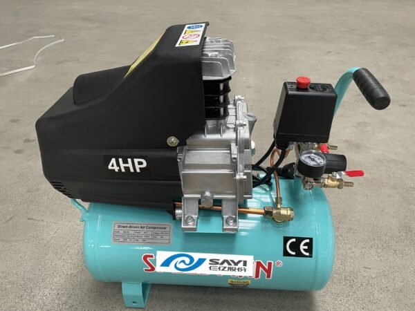 Customized Tiffany Blue 2550 8bar with 30 liter air tank direct driven air compressor