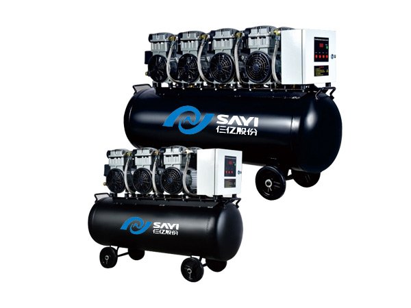 Quality Guarantee SY1200 3 140L Medical Dental Machines Compressor Oilless Engine Air Compressor