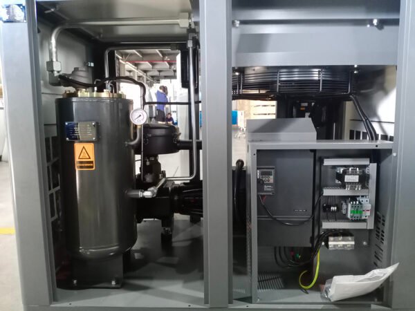 Sayi 37kW 50HP IP55 Pm Motor VSD VFD 8bar Single Stage Screw Compressor