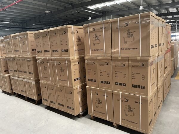 Customized Tiffany Blue 2550 8bar with 30 liter air tank direct driven air compressor