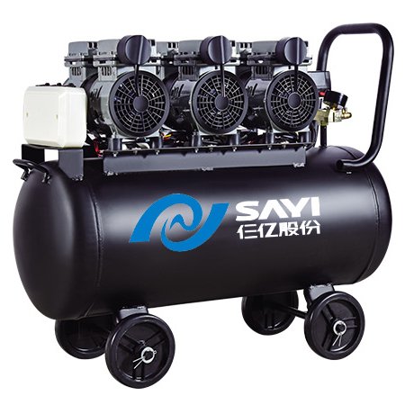 SY-600 3/65L Nice Competitive Price Three Phrase Silent Vertical Horizontals Oilless Air Compressors