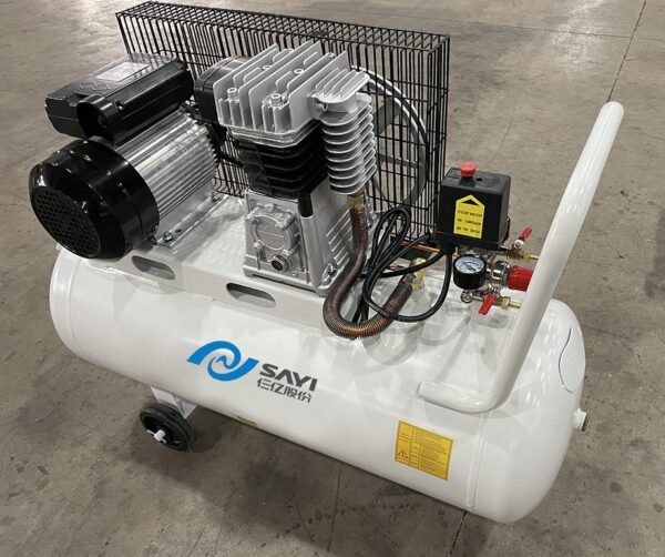 Sayi Customized Purity White 2HP 8Bar 2055 Italian Pump Portable Medical Air Compressor with 100 liter certificated plugs for cl