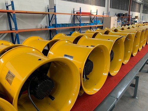 CE Approved Axial-Flow Fans Ventilation Building Exhaust Evaporative Blower Duct Pipeline