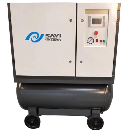 Factory Direct Selling All in One SY-10M 8bar IP55 Magnetic Motor 200l Air Dryer Screw Air Compressor 7.5Kw 3 in 1