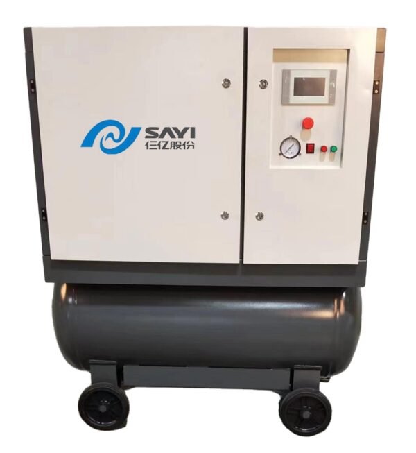 Factory Direct Selling All in One SY-10M 8bar IP55 Magnetic Motor 200l Air Dryer Screw Air Compressor 7.5Kw 3 in 1