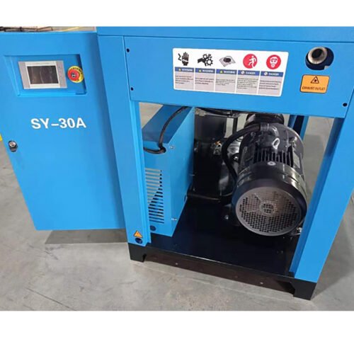 SAYI Top Service Manufacturer SY-30A Fiber Laser Cutting Machine Dc Motor Screw Air Compressor 30hp
