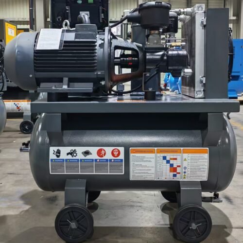 SAYI 5.5kw 7.5hp 8bar 100L Movable Fixed Speed Small Screw Air Compressor